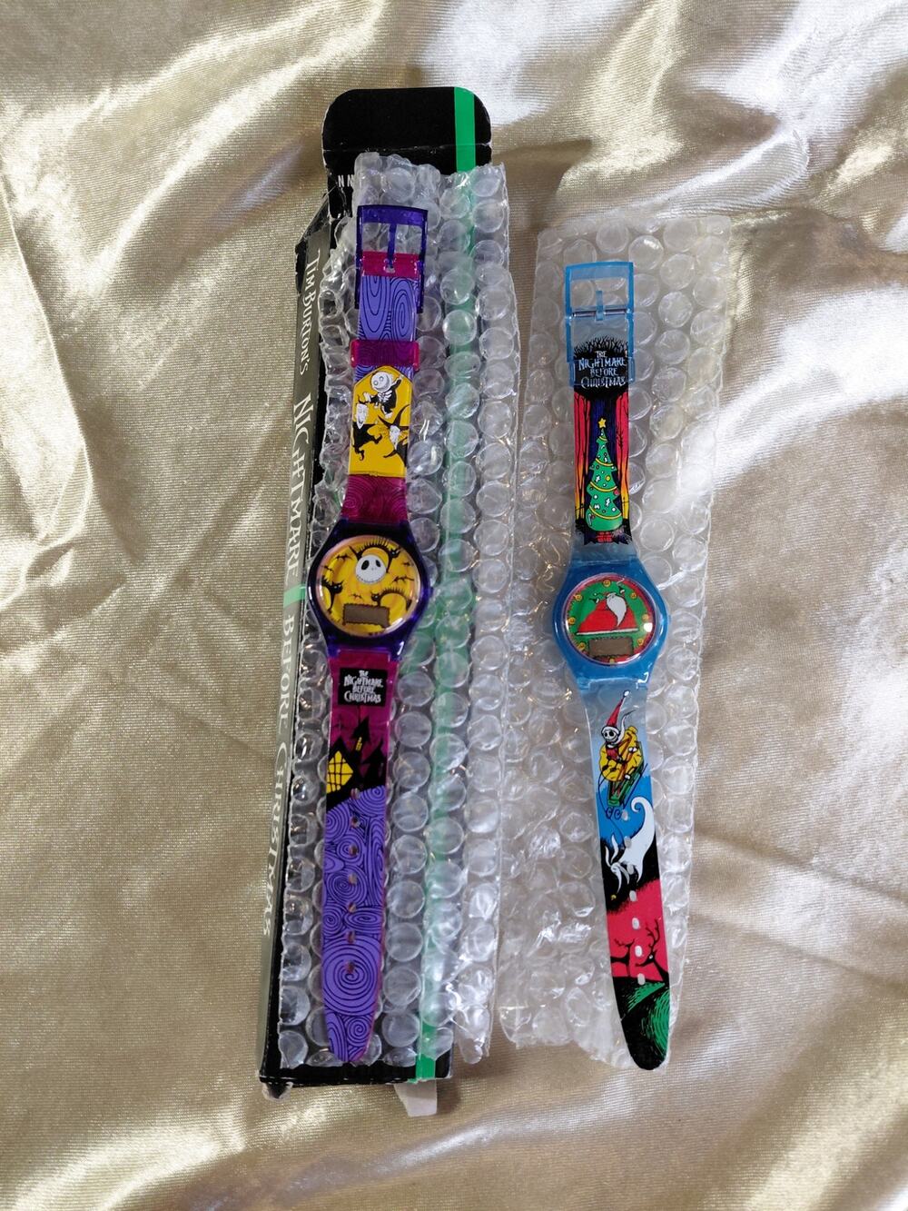 2 Vintage Nightmare Before Christmas Watches